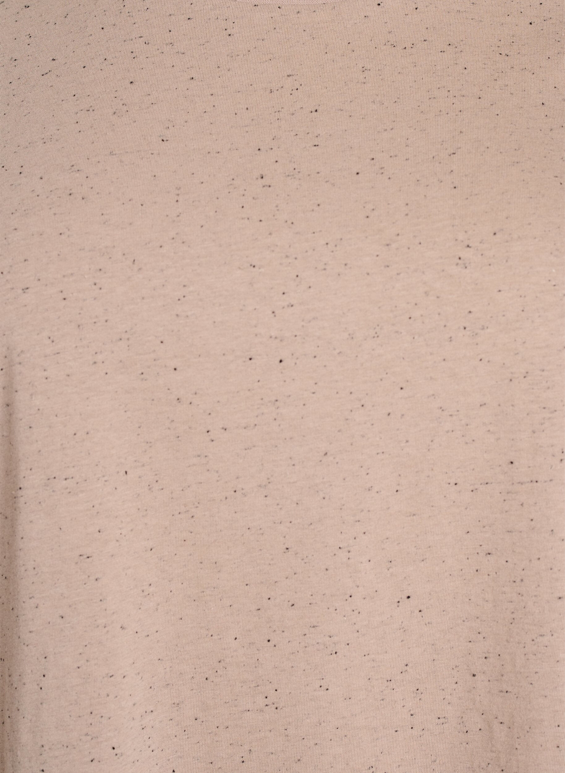 ZizziKatoenen T-shirt met ronde hals, Beige, Packshot image number 2