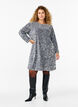 Robe pailletée avec nœud, Silver, Model image number 3