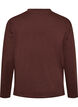 T-shirt Basic &agrave; manches longues, Marron, Packshot image number 1