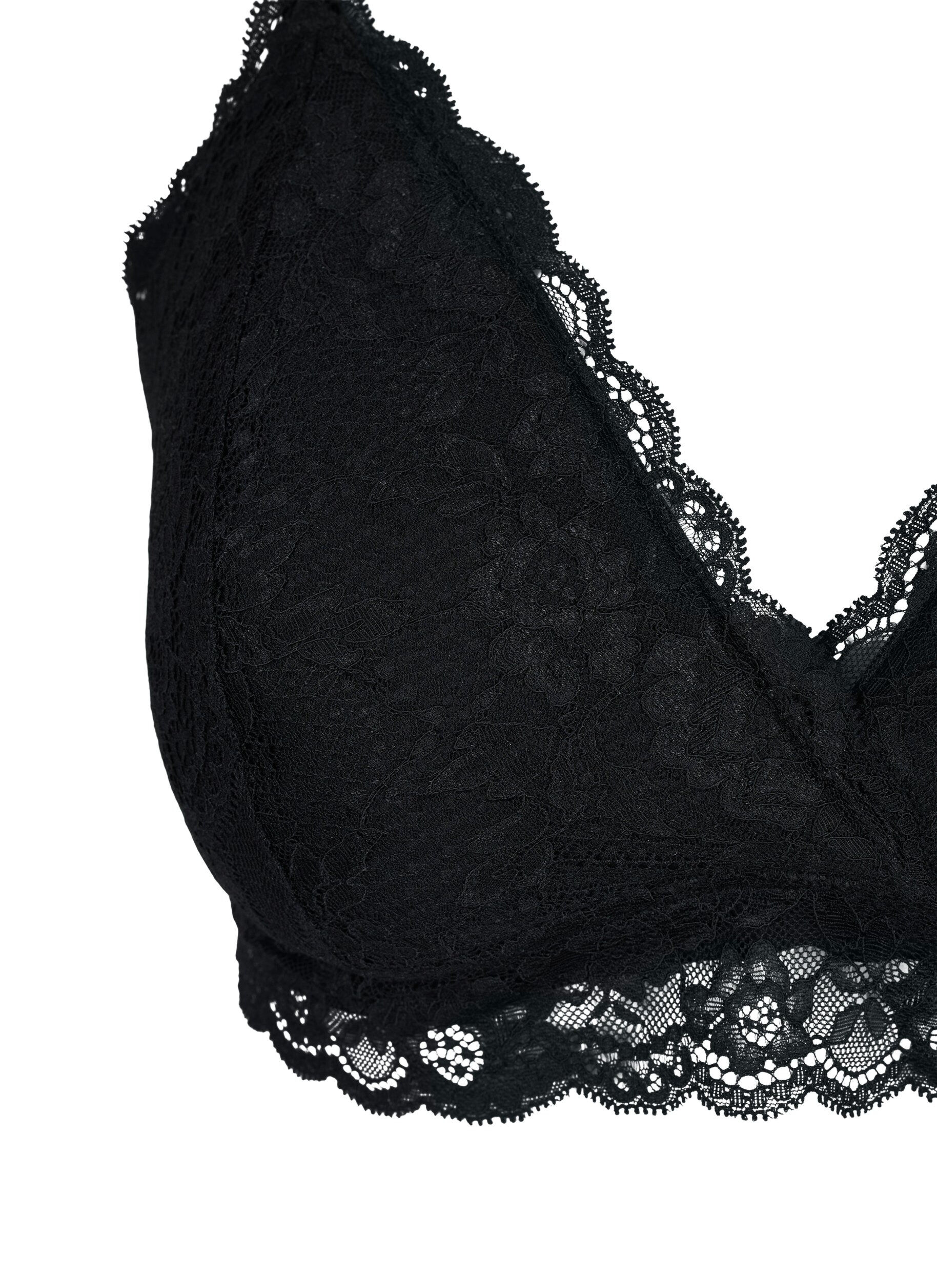 Zizzi Soutien-gorge d'allaitement avec dentelle, Noir, Packshot image number 2