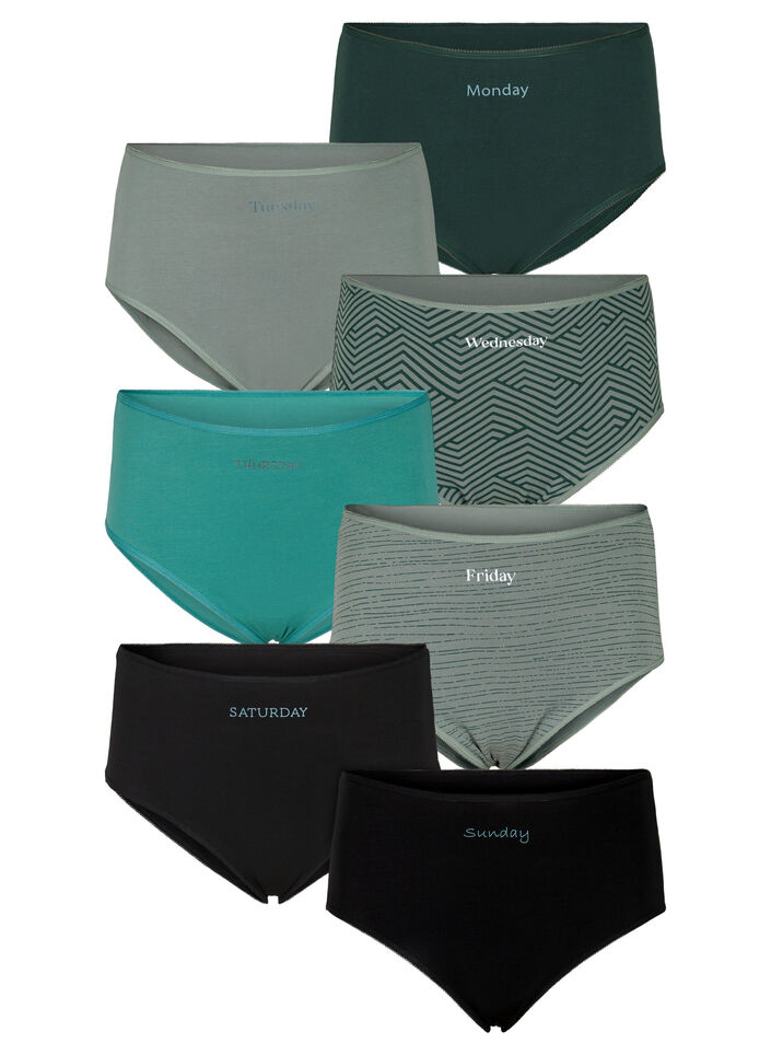 7-pack hipster met reguliere taille, Scarab Multi Pack, Packshot image number 0