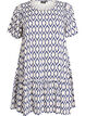 Robe en viscose avec d&eacute;coupe, Bleu, Packshot image number 0