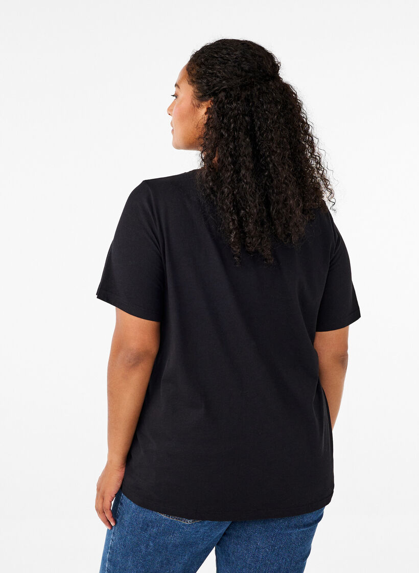 FLASH - T-shirt met motief, Zwart, Model image number 2