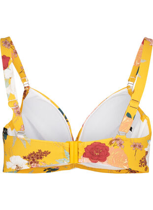 Bikinitop, Yellow Flower Print, Packshot image number 1