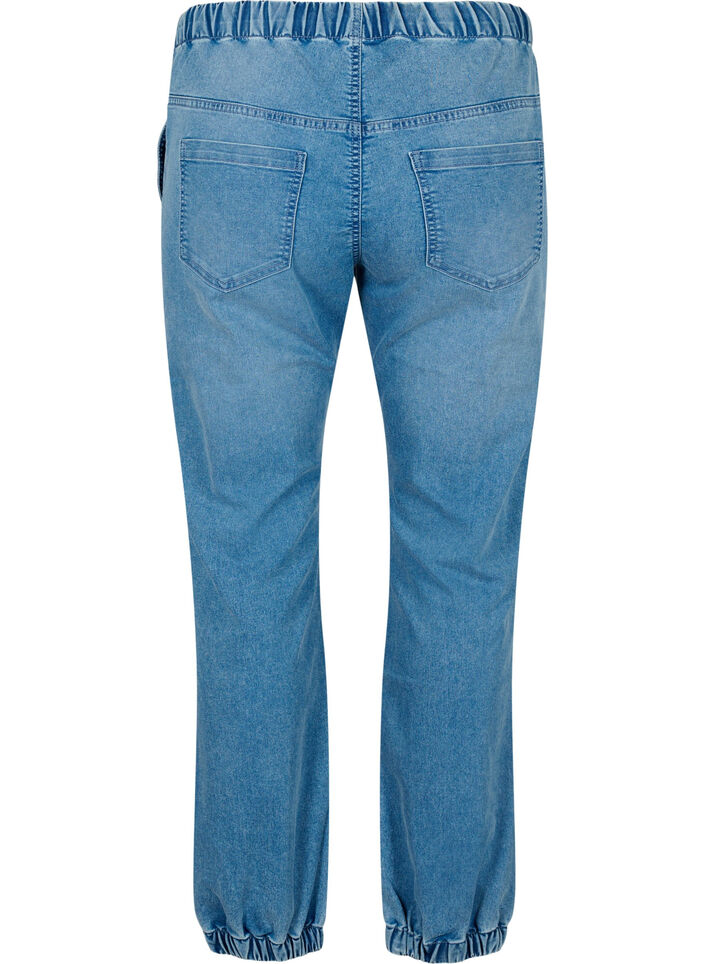 Denim joggers met zakken, Blauw, Packshot image number 1