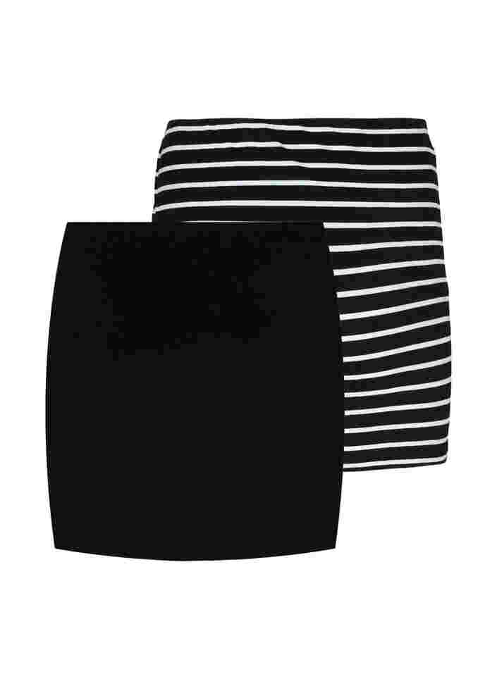 Extension de tops 2-pack, Black/Black Stripe, Packshot image number 1