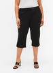 Pantalon capri en mélange de viscose, Black, Model image number 2