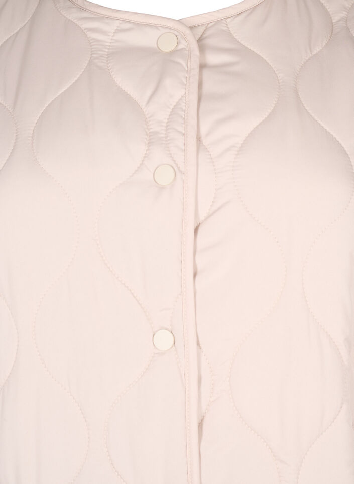 Veste matelassée avec boutons, Pumice Stone, Packshot image number 2
