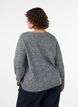 Jumper met ronde hals en losse pasvorm, Grijs, Model image number 2