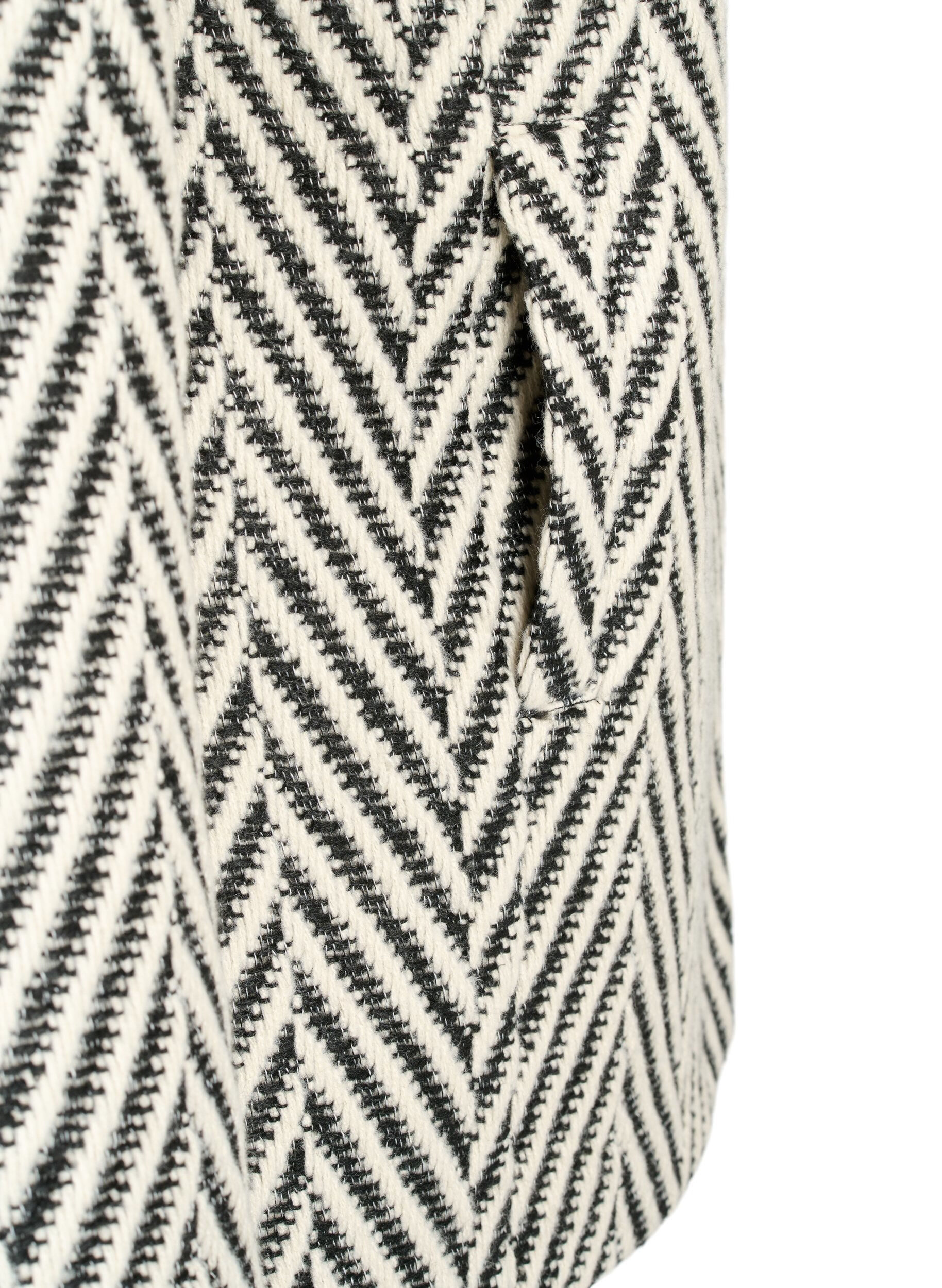 Zizzi Veste &agrave; motifs, Black w. White, Packshot image number 3