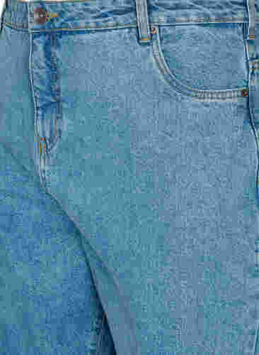 Jean Gemma court à taille haute, Light blue denim, Packshot image number 2