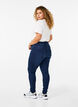 Jean Bea super mince avec taille extra haute, Dark Blue, Model image number 1