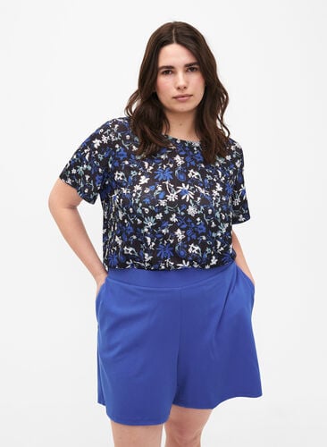 FLASH - Shorts amples avec des poches, Dazzling Blue, Model image number 0