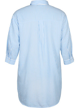 Chemise longue à rayures avec manches 3/4, Marina W. Stripe, Packshot image number 1