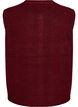 Gebreide vest met decoratieve knopen, Donker Bordeaux, Packshot image number 1