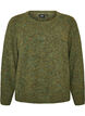 Jumper met ronde hals en losse pasvorm, Groen, Packshot image number 0