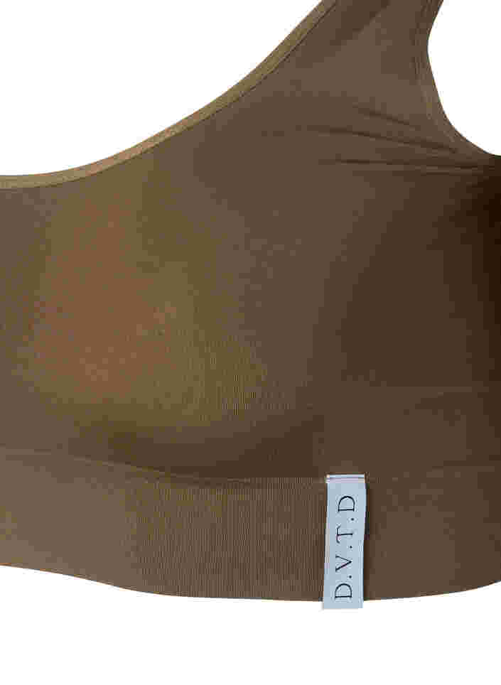 Soutien-gorge sans coutures avec encolure ronde, Driftwood, Packshot image number 3