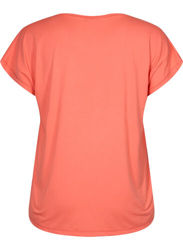 Trainings T-shirt met korte mouwen, Living Coral, Packshot image number 1