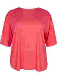 Sportieve blouse met korte mouwen