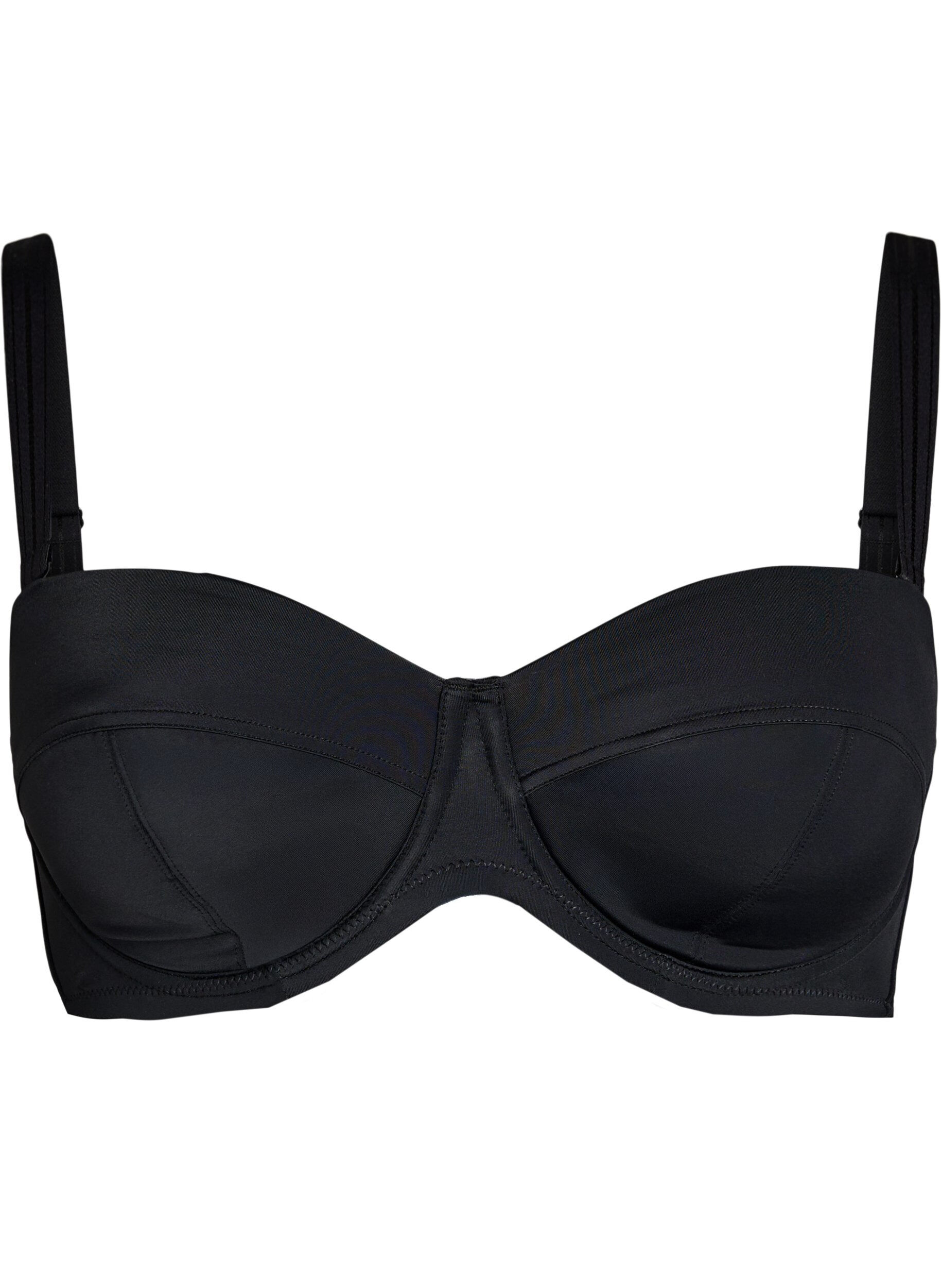 Soutien-gorge bandeau rembourr&eacute; avec bretelles amovibles