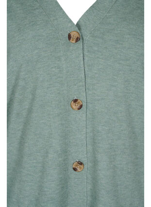 Cardigan en tricot avec fermeture à bouton, Chinois Green Mel, Packshot image number 2