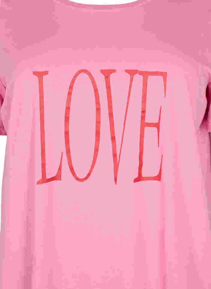T-shirt oversize avec imprimé, Rosebloom W. Love, Packshot image number 2