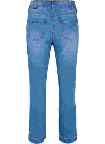 Jean Ellen taille haute avec coupe bootcut, Blue denim, Packshot image number 1
