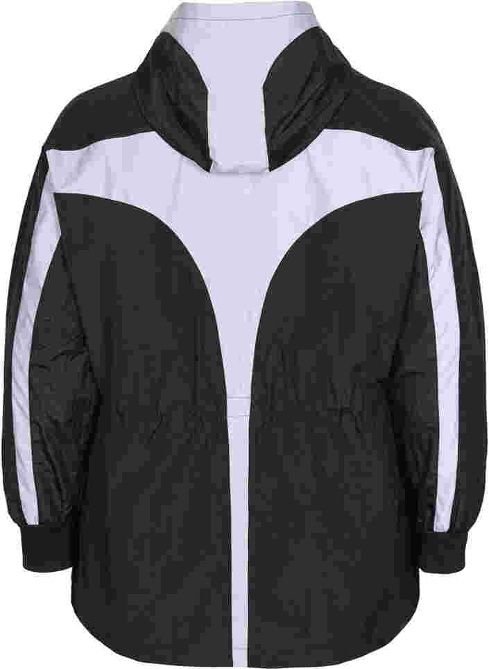 Veste de sport avec détails réfléchissants et taille ajustable, Black w. Reflex, Packshot image number 1