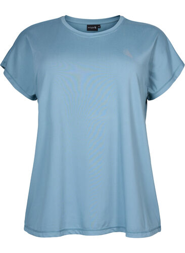 T-shirt d'entraînement à manches courtes, Smoke Blue, Packshot image number 0