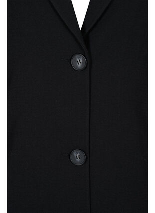 Manteau classique avec fermeture boutonnée, Black, Packshot image number 2
