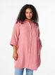 Chemise longue en mousseline de coton, Old Rose, Model image number 0