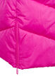 Lange pufferjas met capuchon en zakken, Roze, Packshot image number 3
