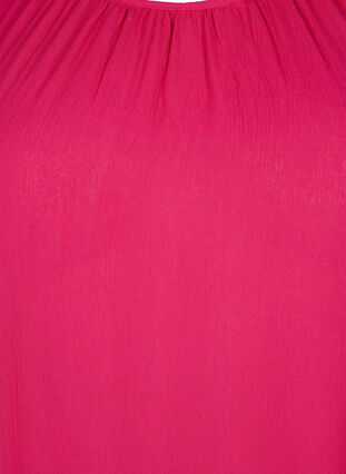 Robe en viscose à manches courtes, Bright Rose, Packshot image number 2