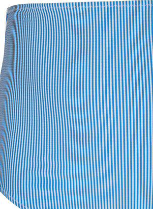 Gestreept bikinibroekje met extra hoge taille, BlueWhite Stripe AOP, Packshot image number 2