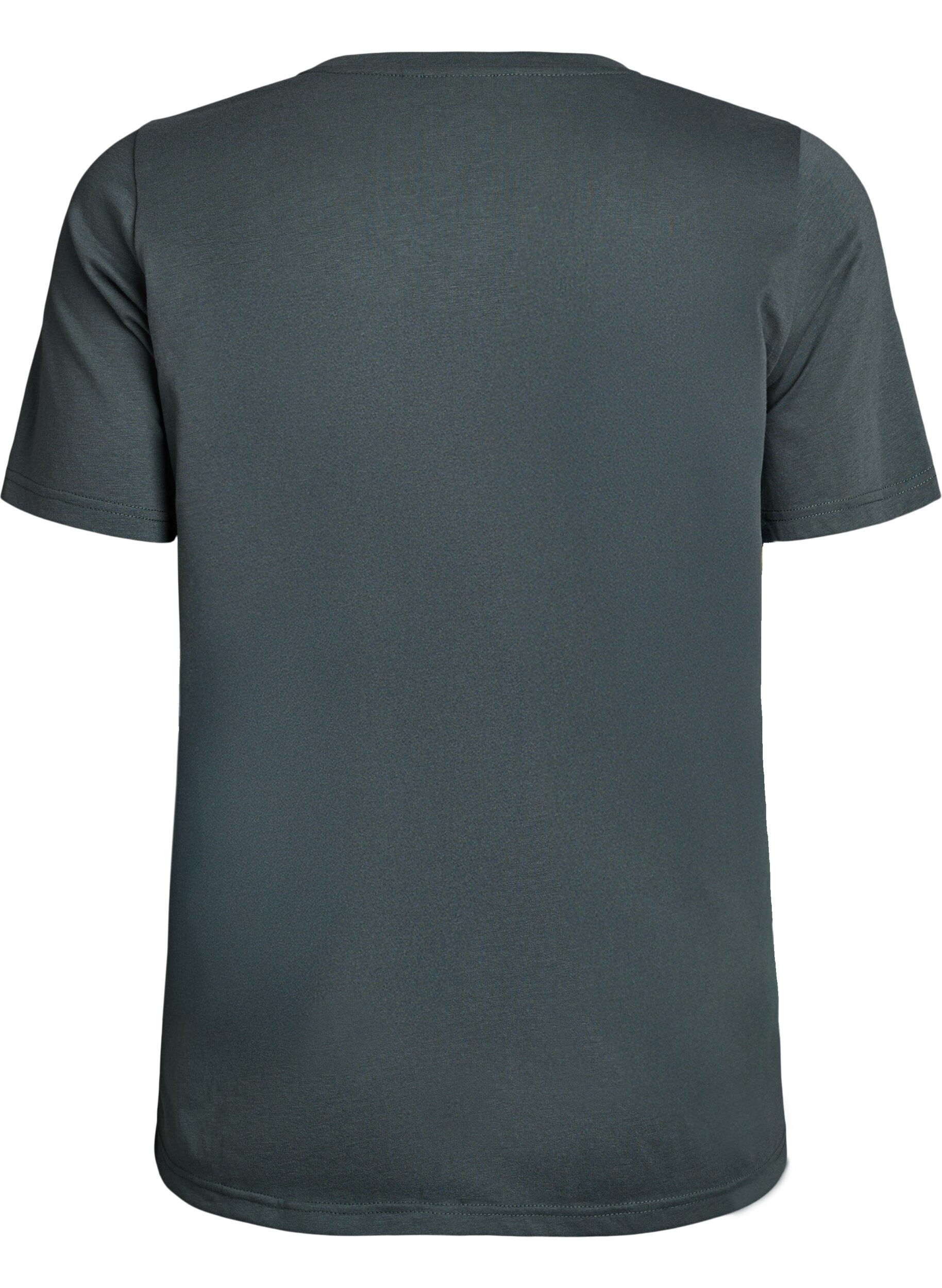 Zizzi FLASH - T-shirt imprim&eacute;, Vert, Packshot image number 1