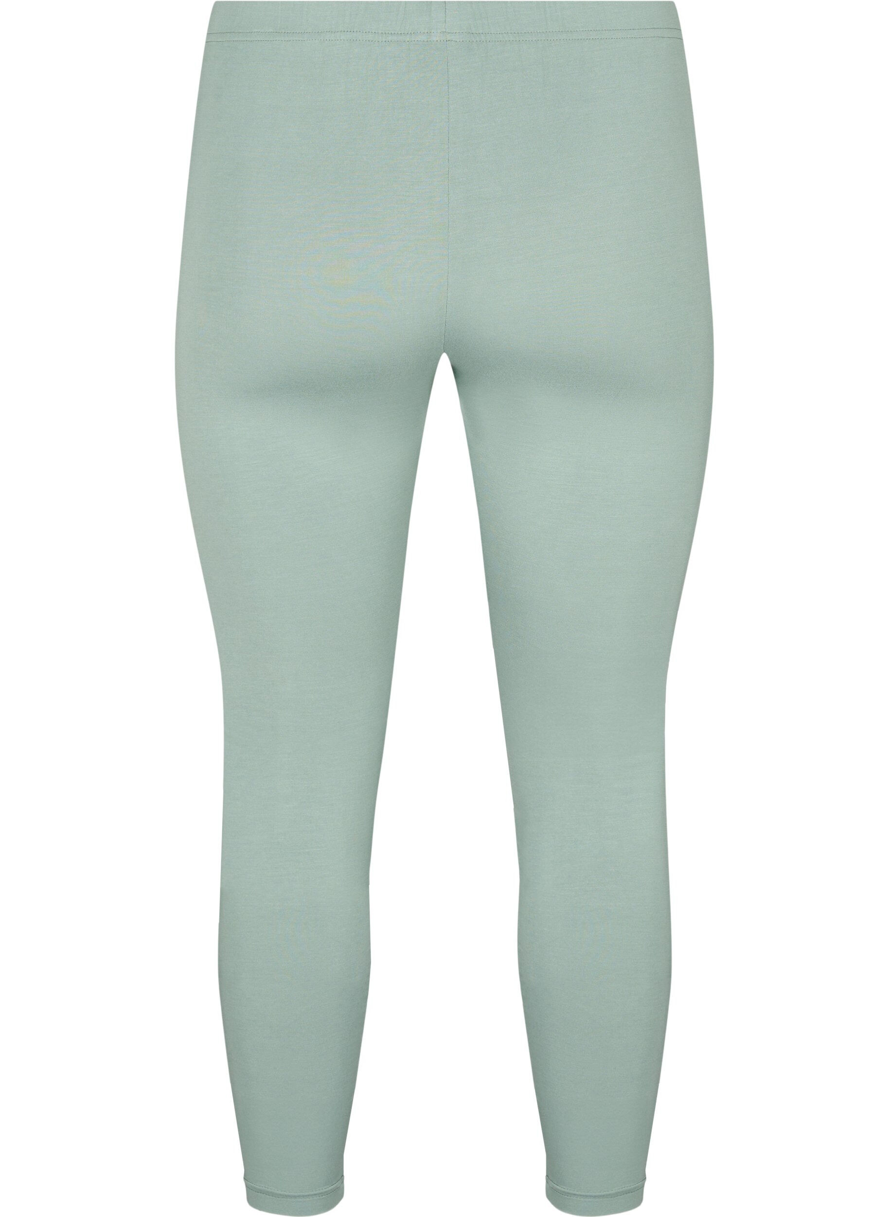 Zizzi Leggings basiques en viscose, Vert, Packshot image number 1