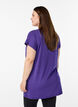 T-shirt long d'entra&icirc;nement, Violet, Model image number 2