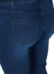 Jeggings en coton m&eacute;lang&eacute;, Dark blue denim, Packshot image number 3