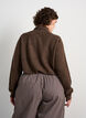 Cardigan avec n&oelig;uds et boutons, Marron, Model image number 2