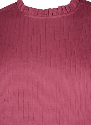 Smok blouse met ruches en textuur, Dry Rose, Packshot image number 2