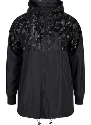 Hooded jacket, Black, Packshot image number 0