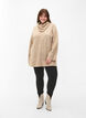 Pull en tricot mélangé avec col roulé, Simply Taupe Mel., Model image number 2