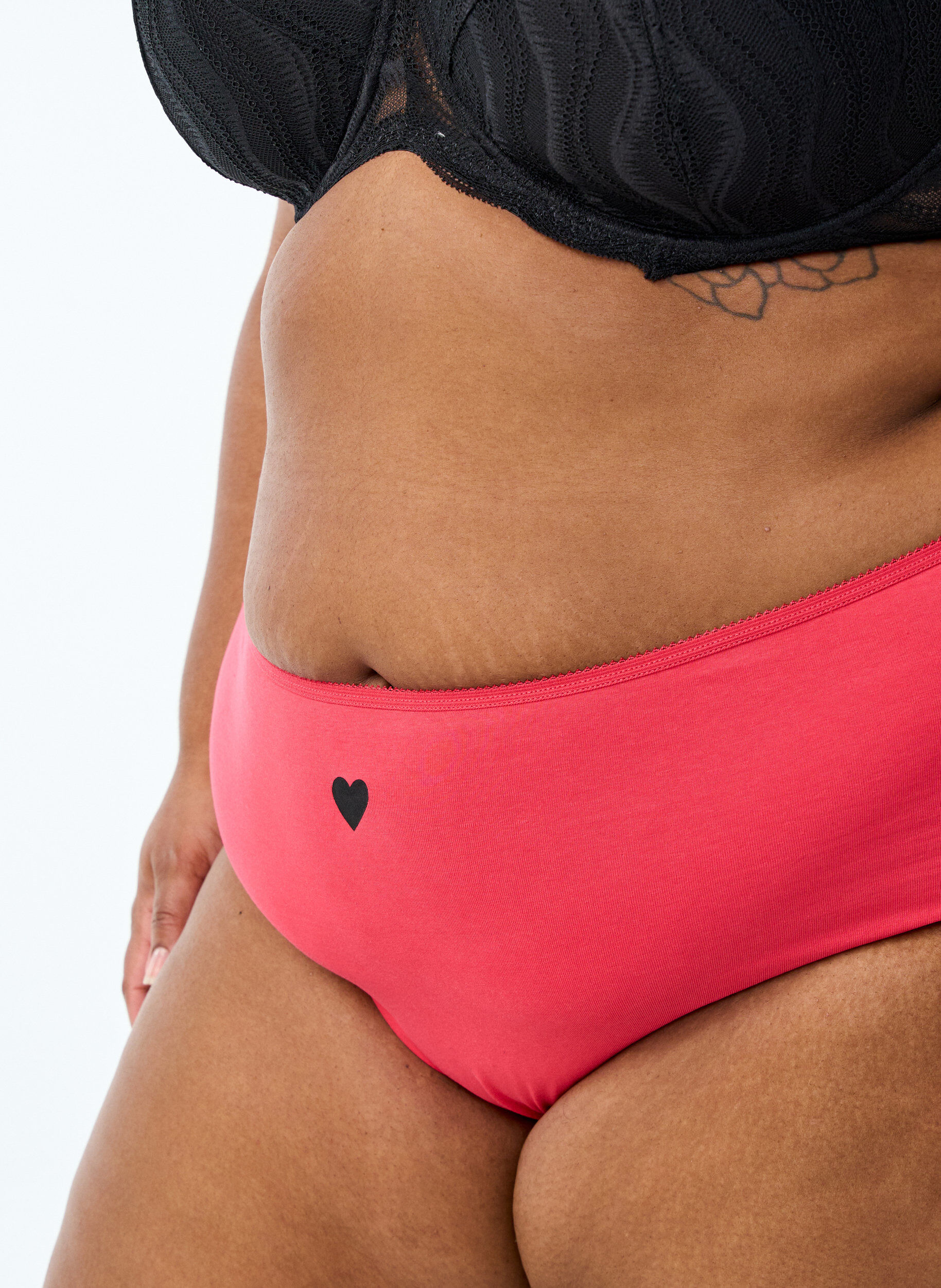 Zizzi7-pack de culottes avec une taille standard, Mixed colours, Model image number 2