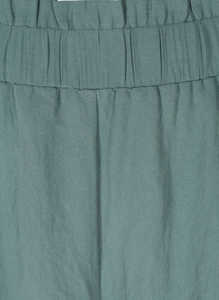 Losse viscose shorts, Balsam Green, Packshot image number 2
