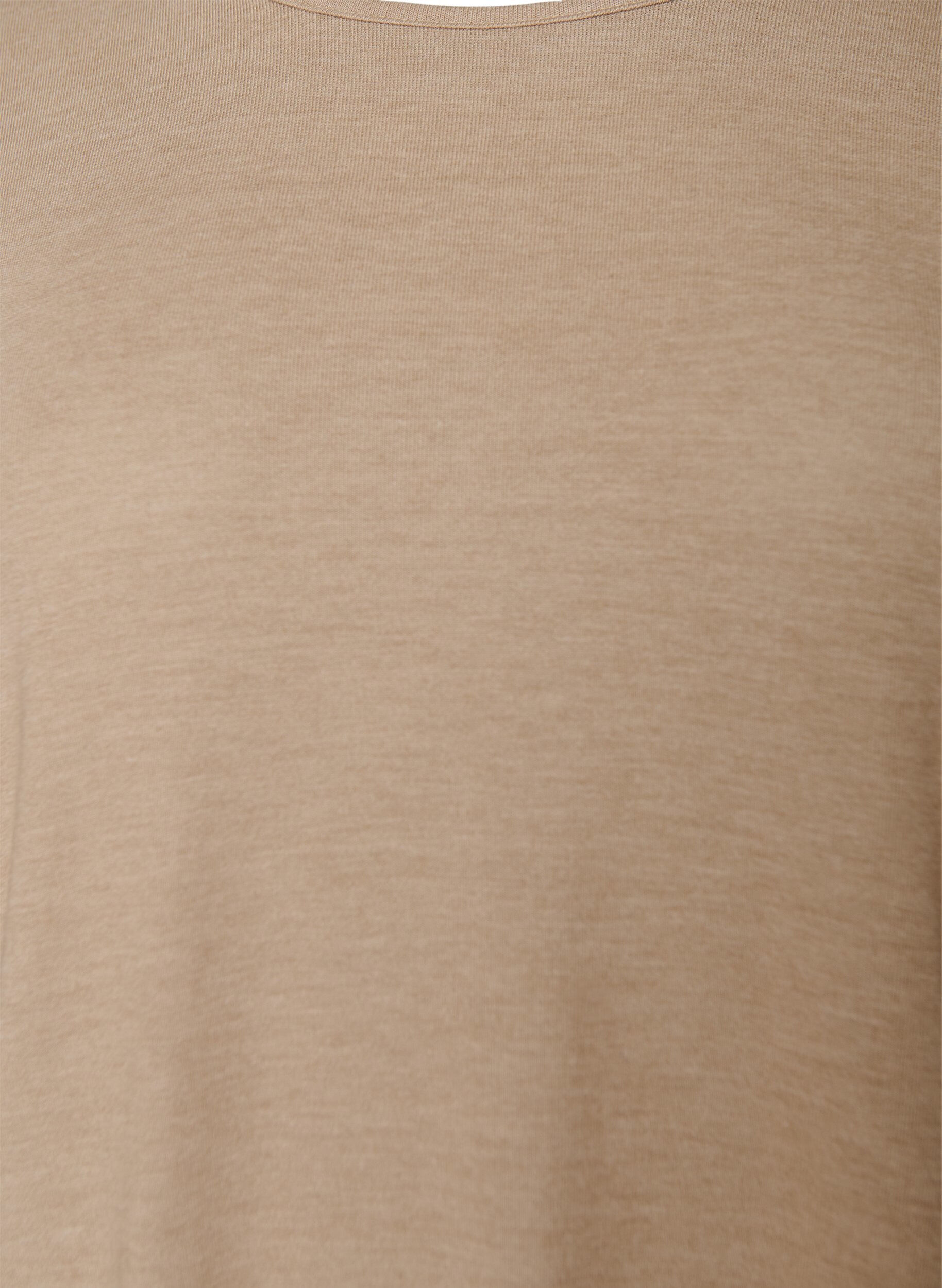 ZizziJersey blouse met 3/4 mouwen, Beige, Packshot image number 2