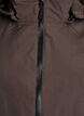 Waterdichte winterjas met afneembare capuchon, Bruin, Packshot image number 2