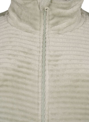 Robe de chambre avec poches et fermeture éclair, Seagrass , Packshot image number 2