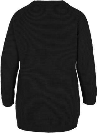 Cardigan tricoté, Black, Packshot image number 1