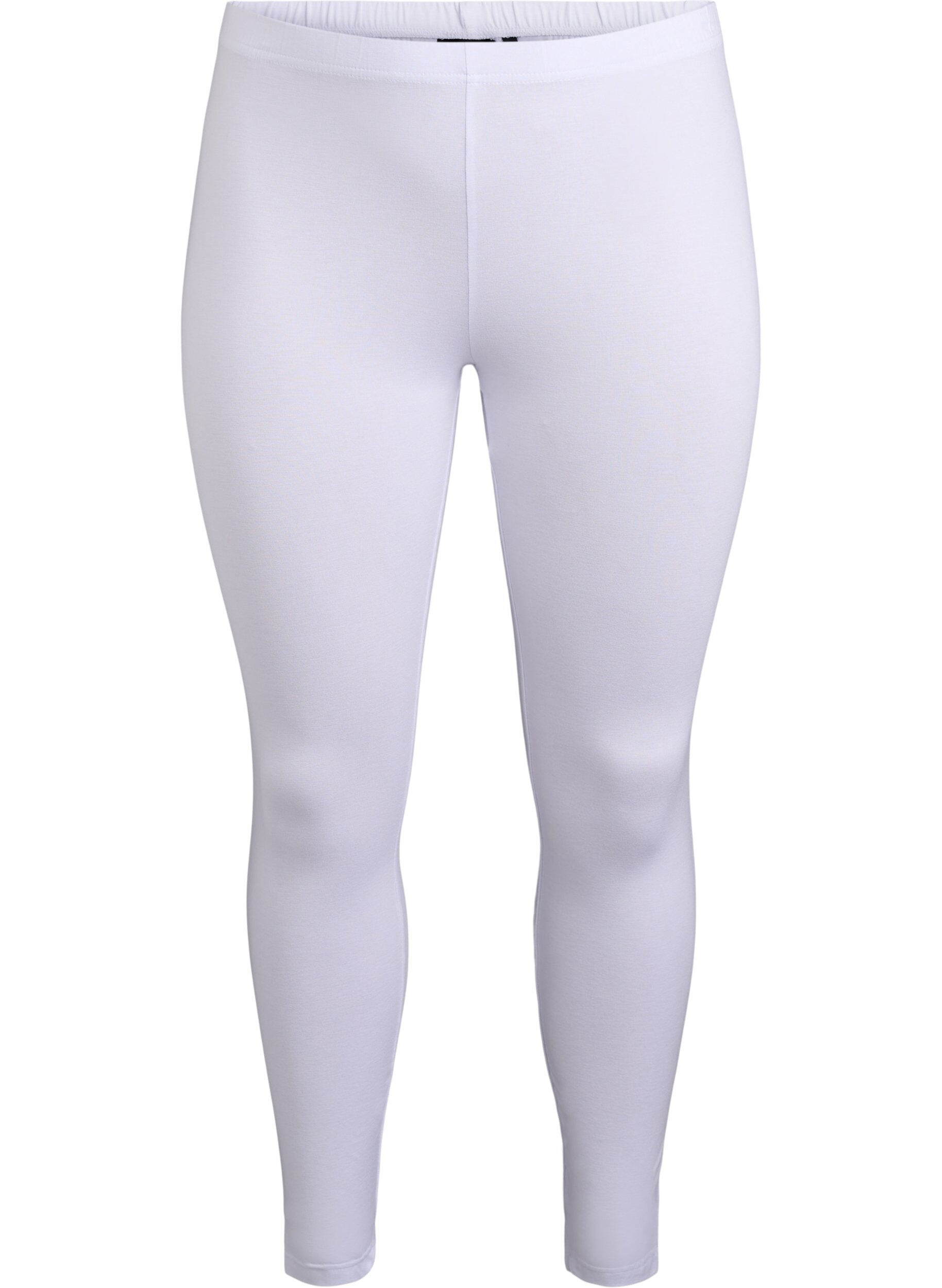 ZizziLeggings basiques en viscose, Blanc, Packshot image number 0