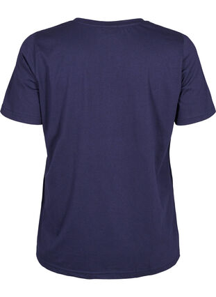 FLASH – T-shirt imprimé, Navy Blazer Wave , Packshot image number 1
